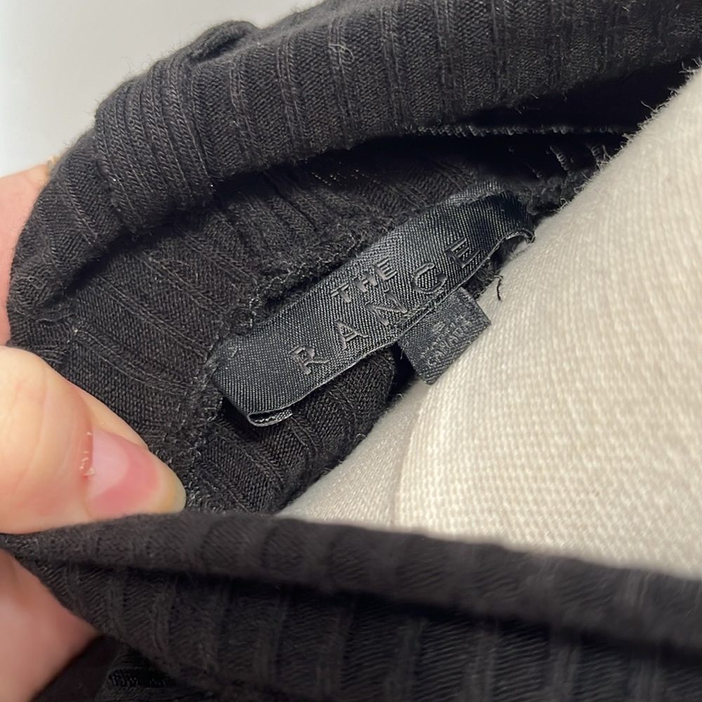 The Range Black Turtleneck Size Small Made In Can… - image 3